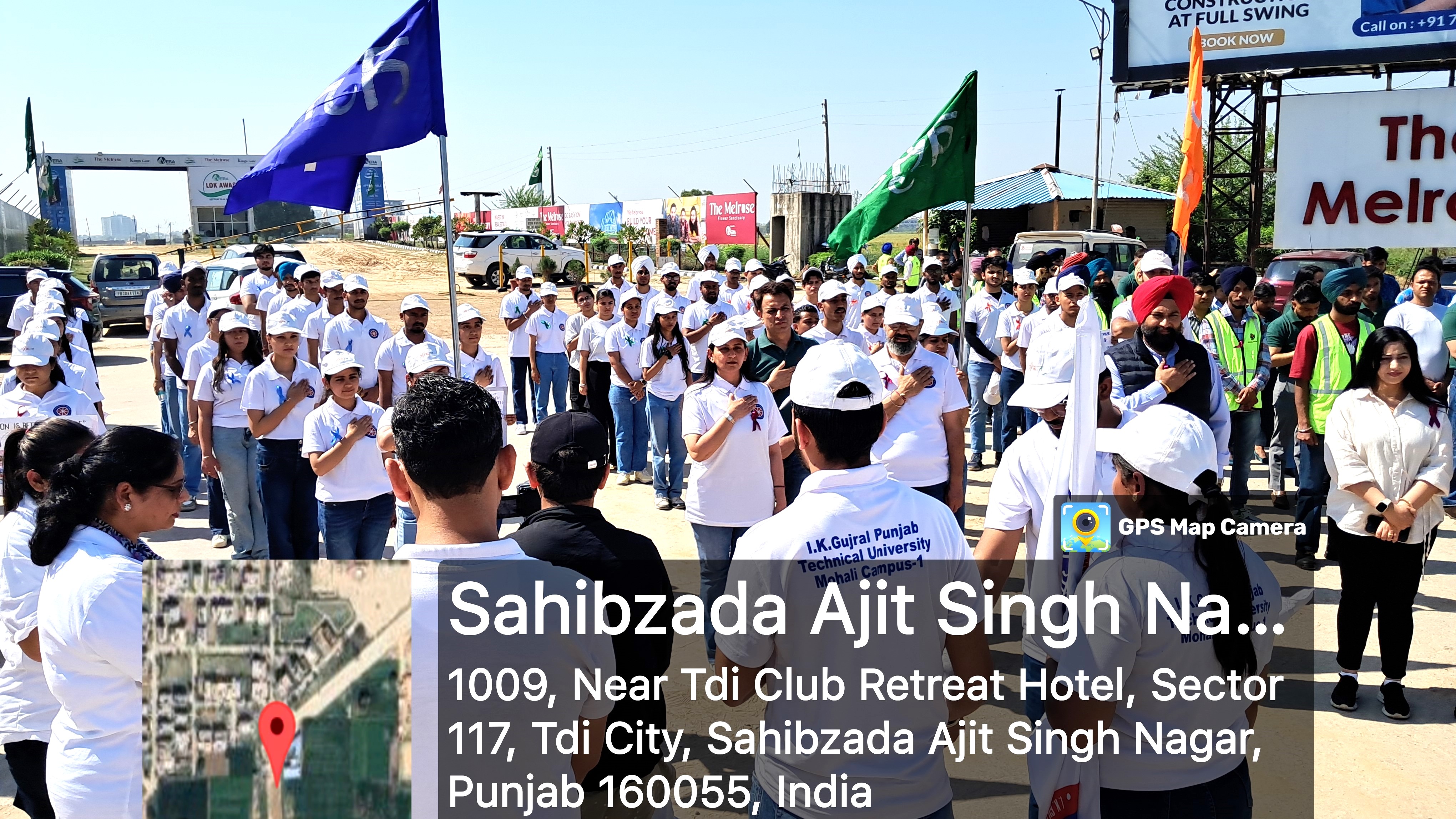 The NSS Unit of IKGPTU MC- Organises Walkathon-Ek Kadam towards awareness for Cancer Patients on  22 March 2025 