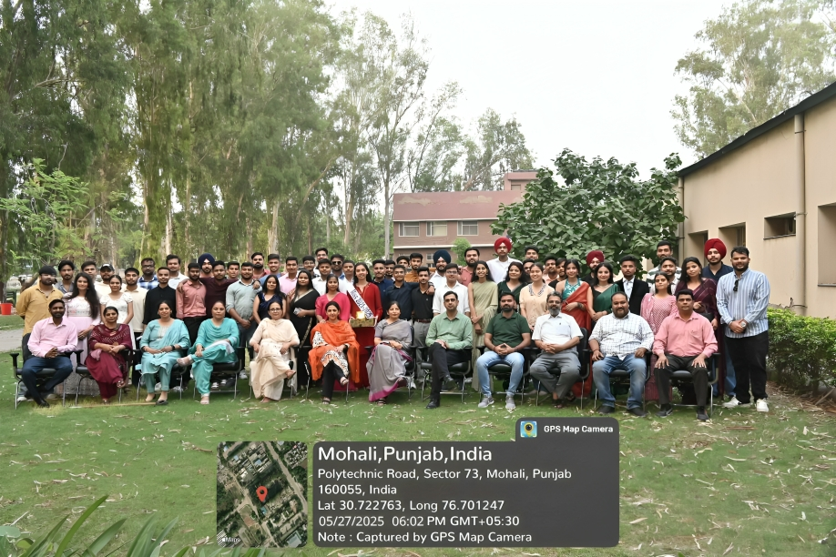 Farewell of Batch 2021-2025 celebrated on 27 May 2025 at IKGPTU Mohali Campus-1