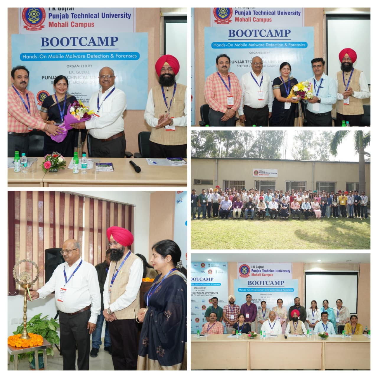 5-day bootcamp on Mobile Malware Detection & Forensics, under MeitY’s ISEA Phase III initiative. From hands-on threat simulations to expert insights