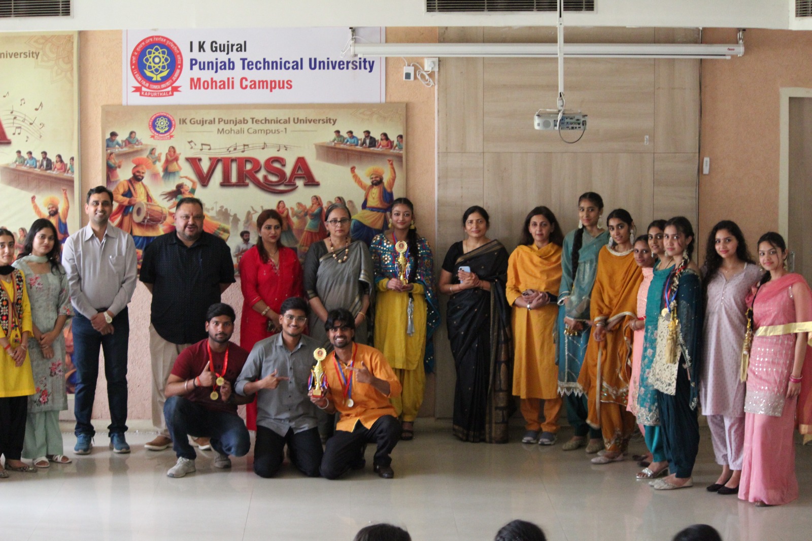 I.K. Gujral Punjab Technical University, Mohali Campus-I successfully organized its Annual Cultural and Literary Fest “Virsa 2025–26” 